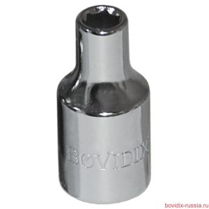 Торцевая головка 1/4" Bovidix, 4 мм, с хромированным покрытием