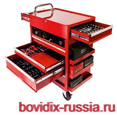 Инструментальная тележка с выдвижными ящиками: система хранения инструмента Multibox®